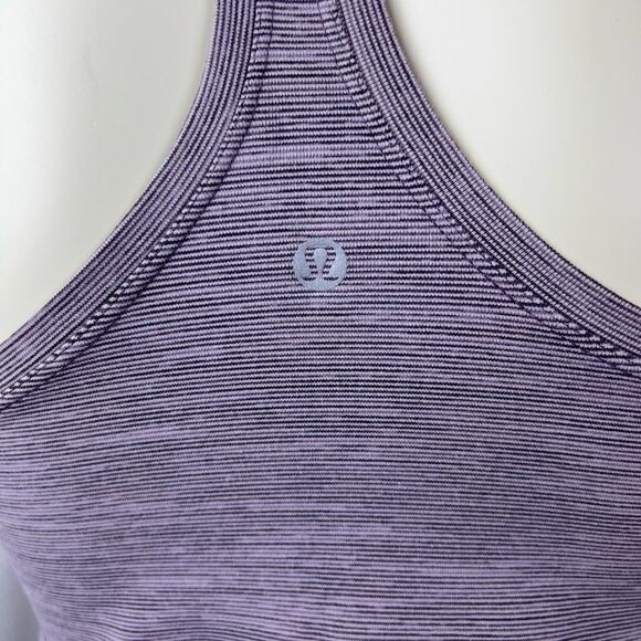 Lululemon Womens Cool Racerback Tank Top Active Mulberry Purple Size 6 - Picture 4 of 6